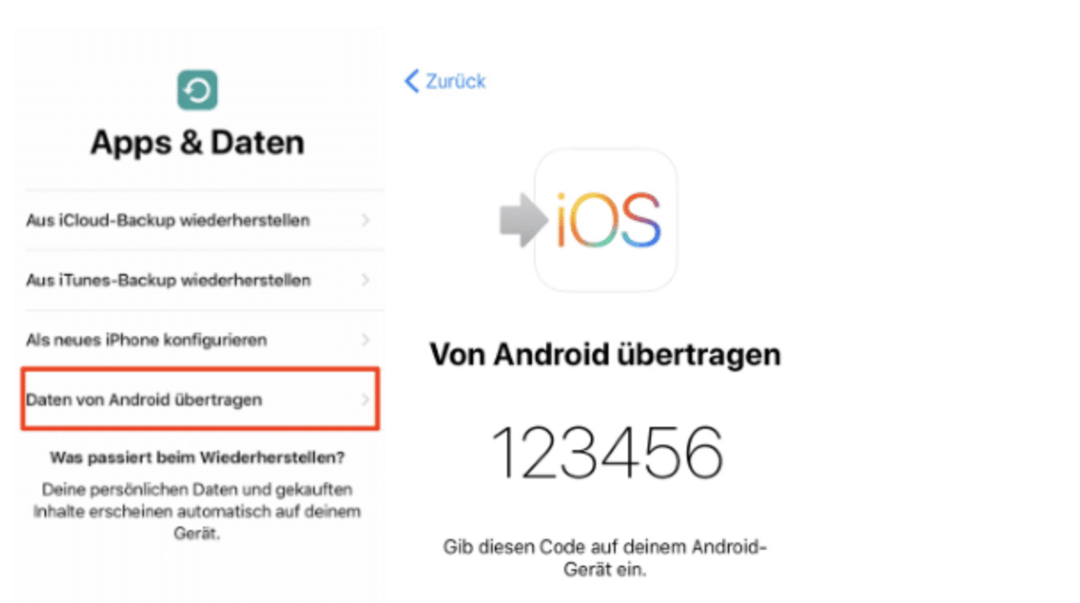 „Move to iOS“