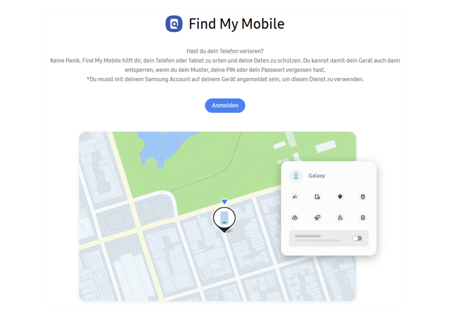 „Find My Mobile“