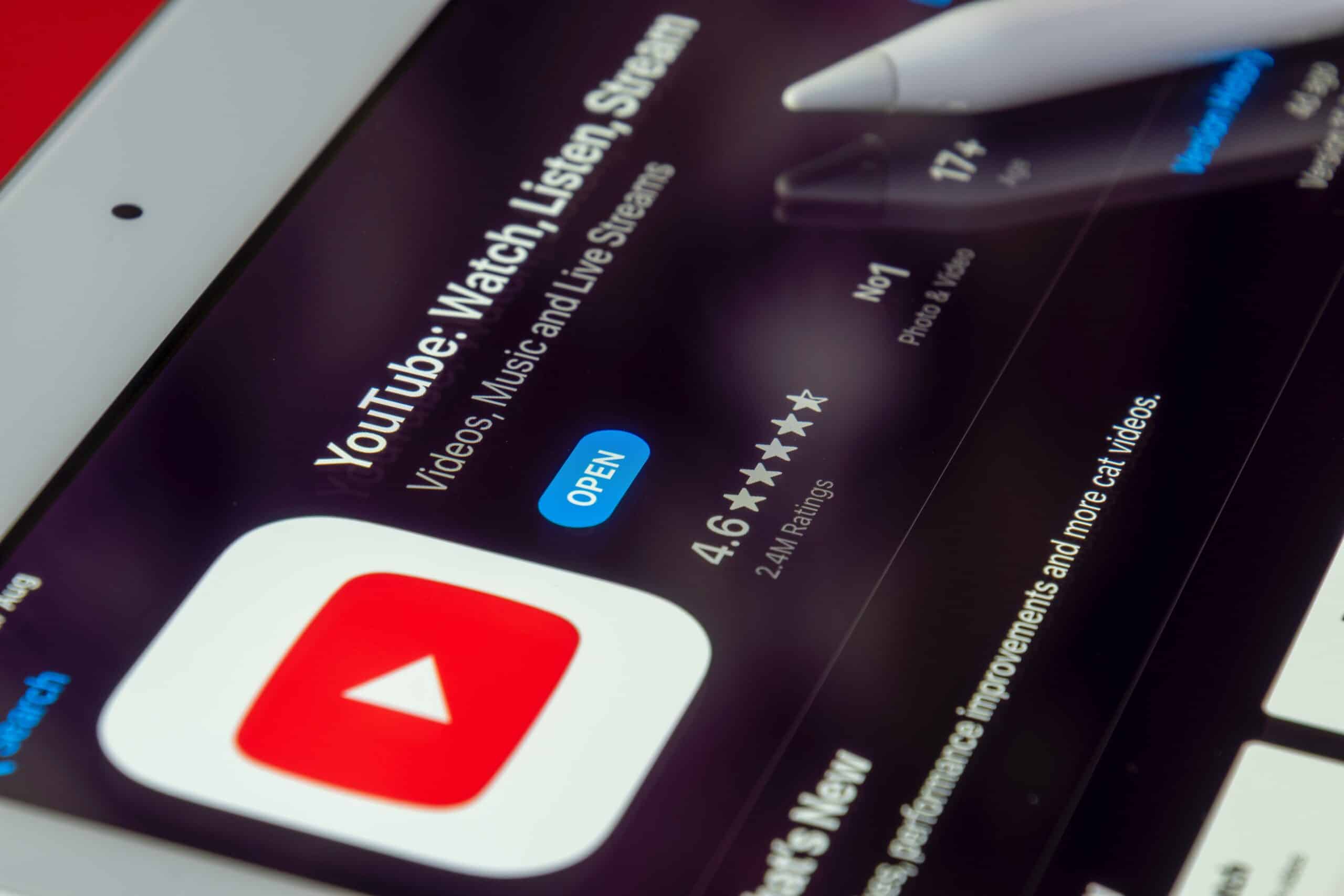 YouTube App auf iPad