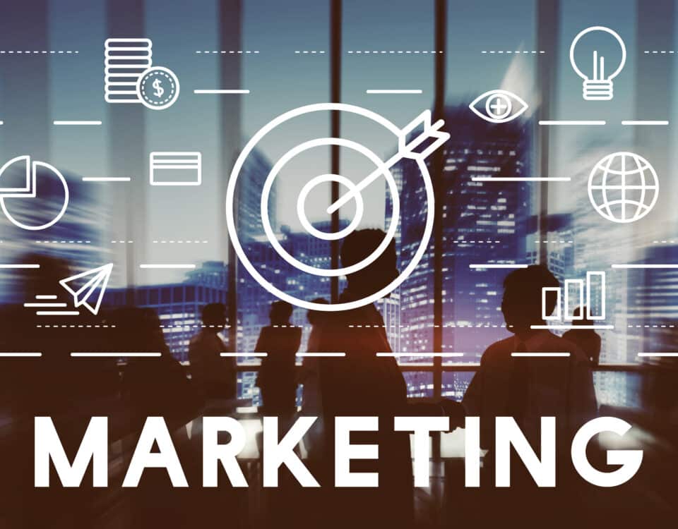 Marketing advertising commercial strategy concept